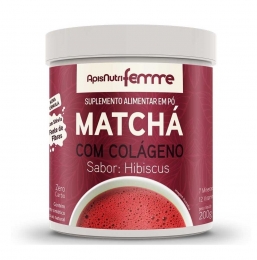 Matchá Solúvel Sabor Hibiscus 200g Femme - ApisNutri