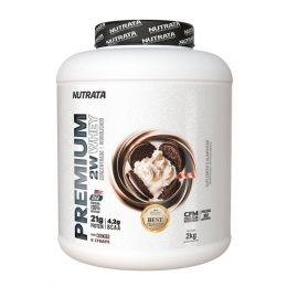 Premium Whey - 2000g Cookies & Cream - Nutrata