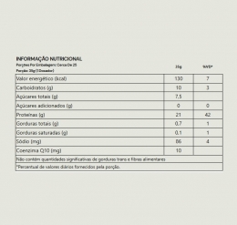 tabela nutricional - protein crush